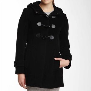 Wool Blend Toggle Coat